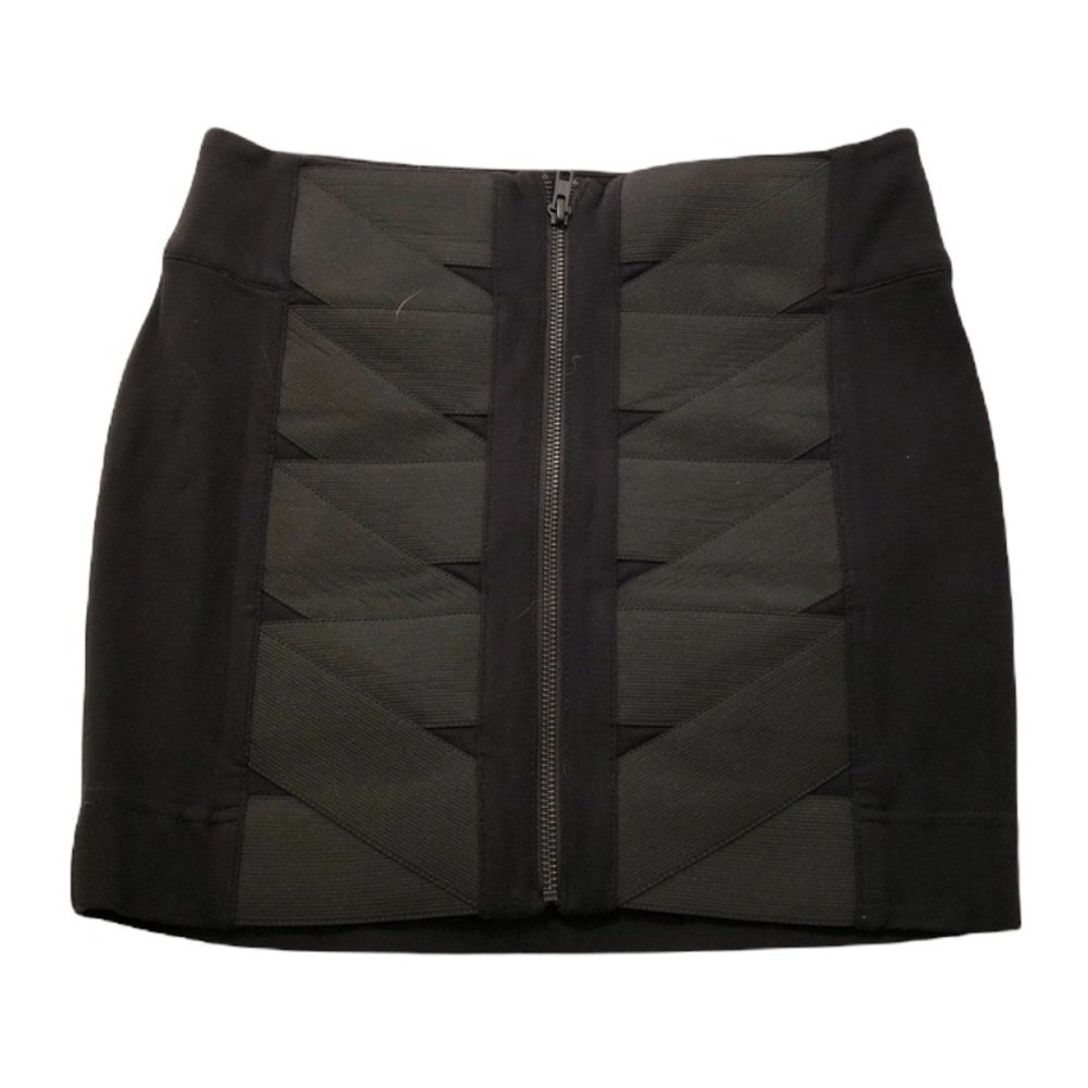 Body by Victoria Victoria's Secret Women's Size 2 Bodycon Mini Skirt Front Zip
